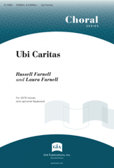 Ubi Caritas SATB choral sheet music cover